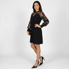 Katarzyna™ | Przezroczysta koronkowa sukienka