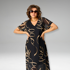 Anina | Vestido con Diseño Artístico y Tejido Suave