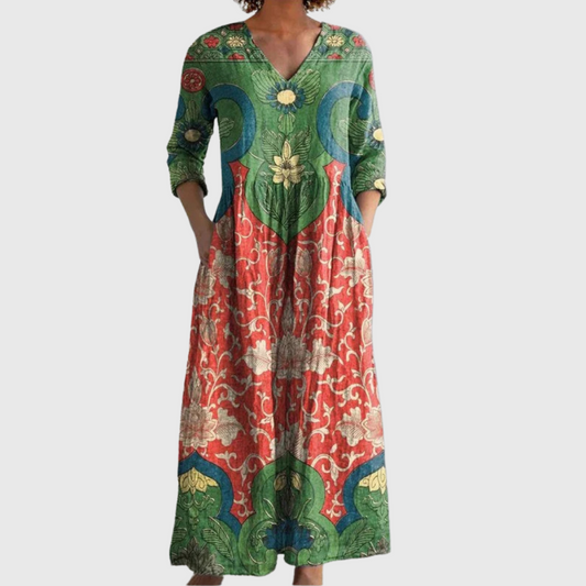 Elunara™ | Flowy Floral Maxi