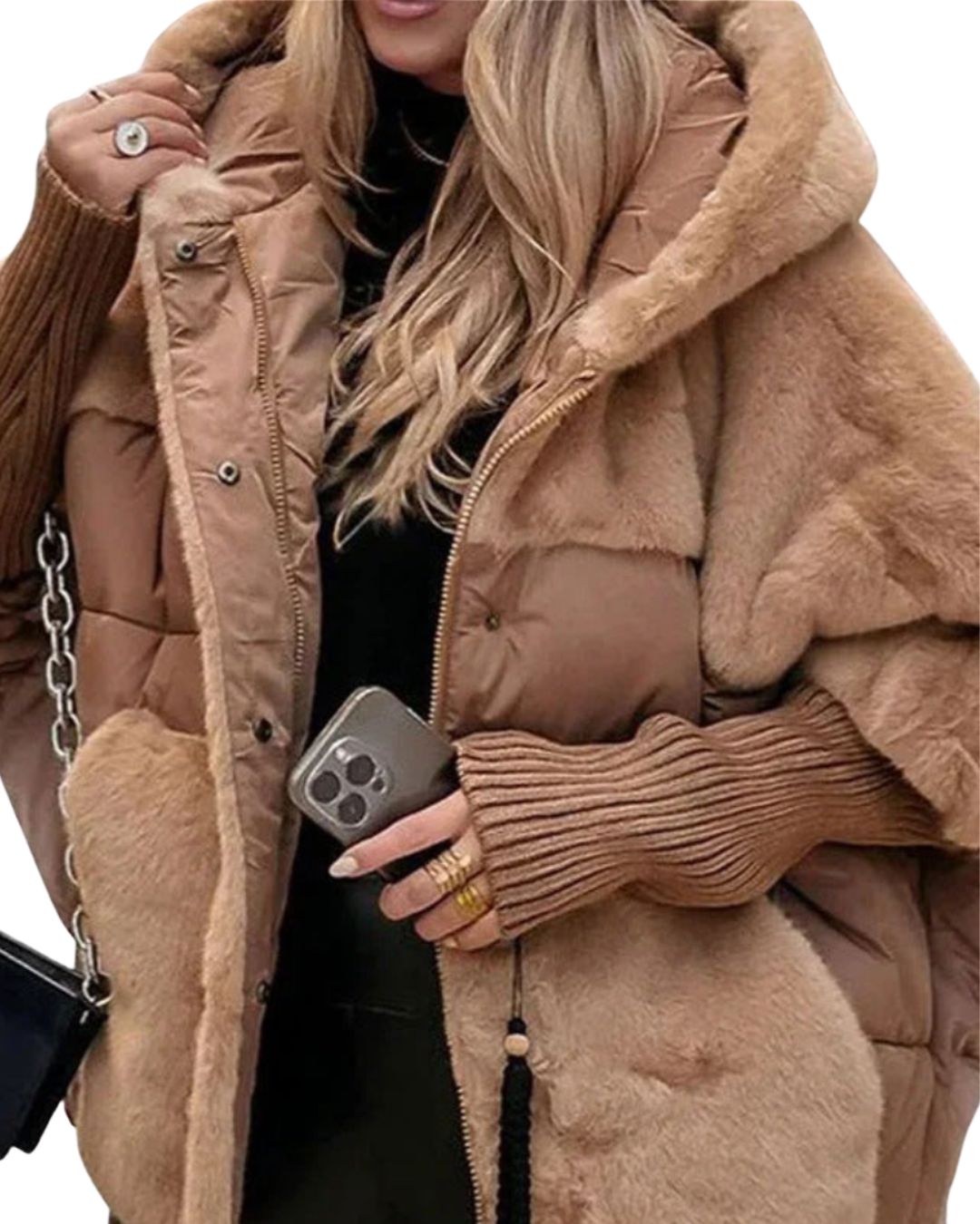 Thalia™ | Ciepła kurtka puchowa z kapturem