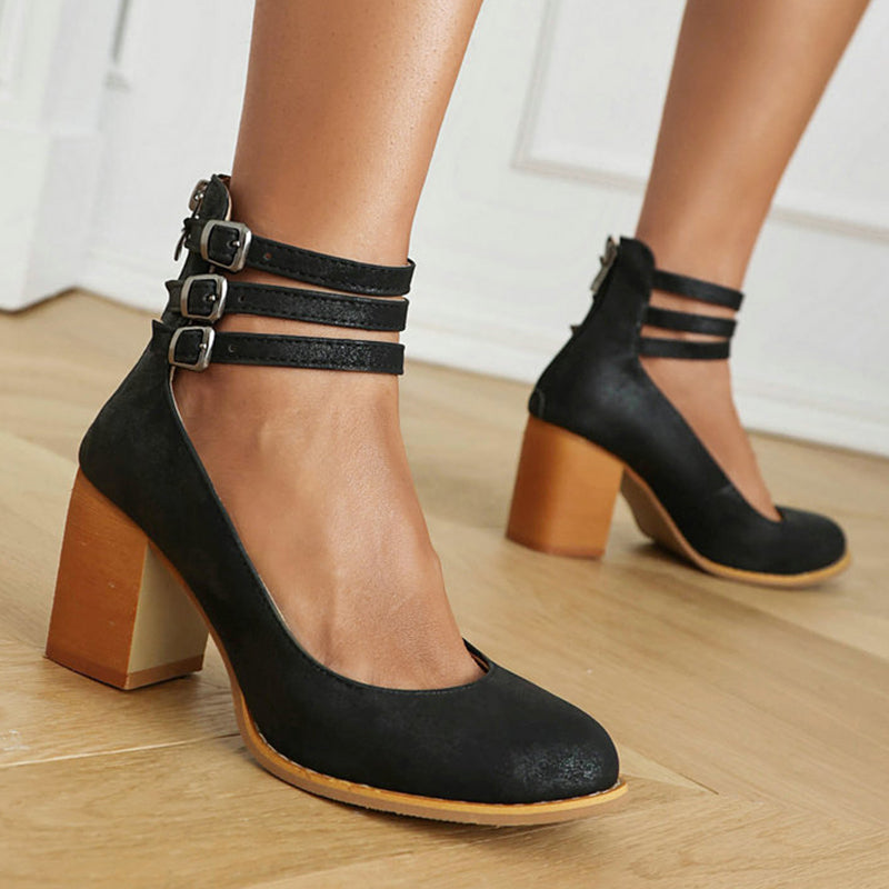 Selinya™ | Sandalias con bordes suaves y correa al tobillo