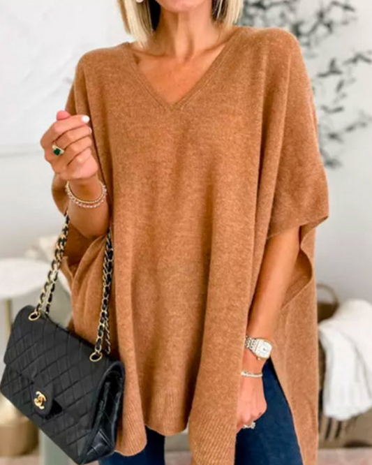 Runa | V-hals Poncho