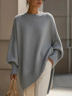 Kamila™ | Oversize’owy dzianinowy sweter typu poncho