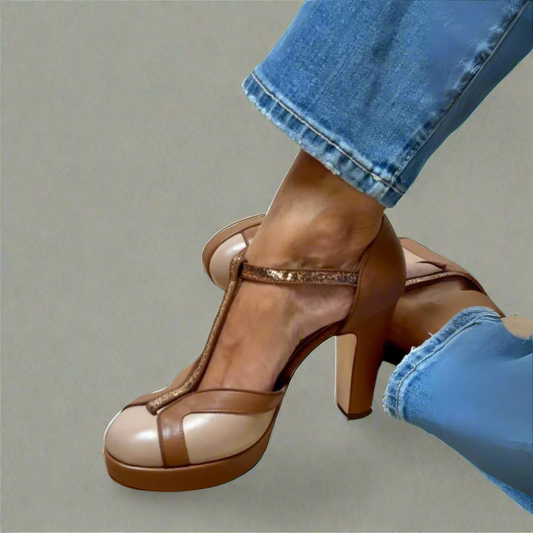 Feyana™ | Sandalias con tacón y paso elegante