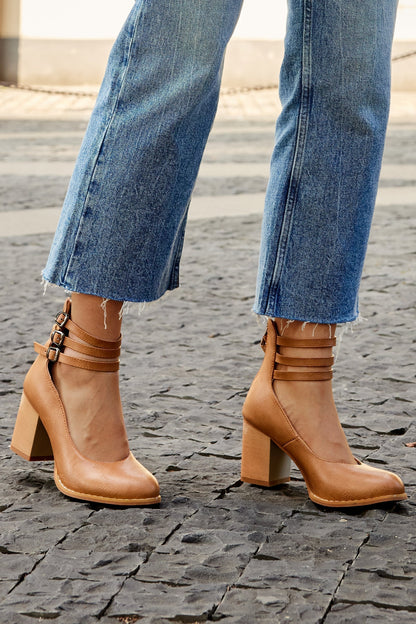 Selinya™ | Sandalias con bordes suaves y correa al tobillo