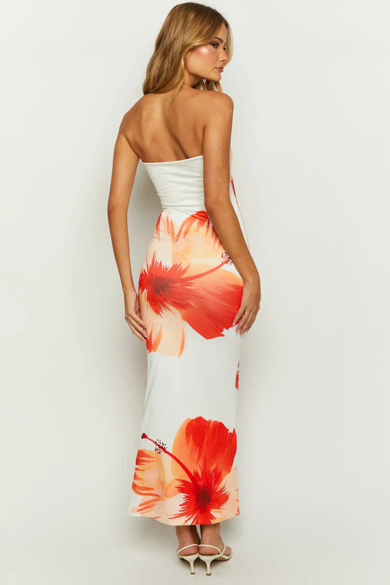 Sunset Blossom Dress