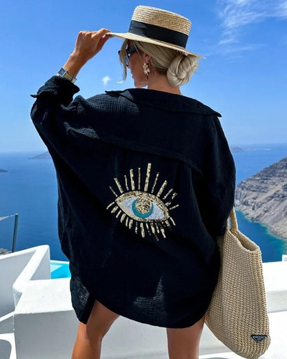Yara | Camisa Brillante que Te Hace Sentir Libre