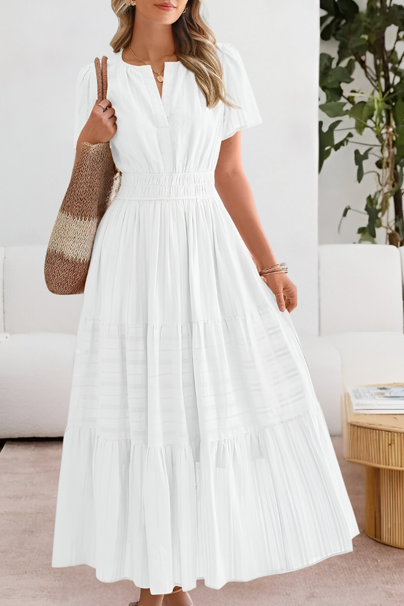 Marena™ | Vestido de Playa con Cintura Definida