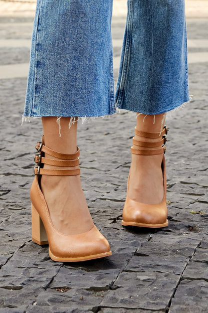 Selinya™ | Sandalias con bordes suaves y correa al tobillo