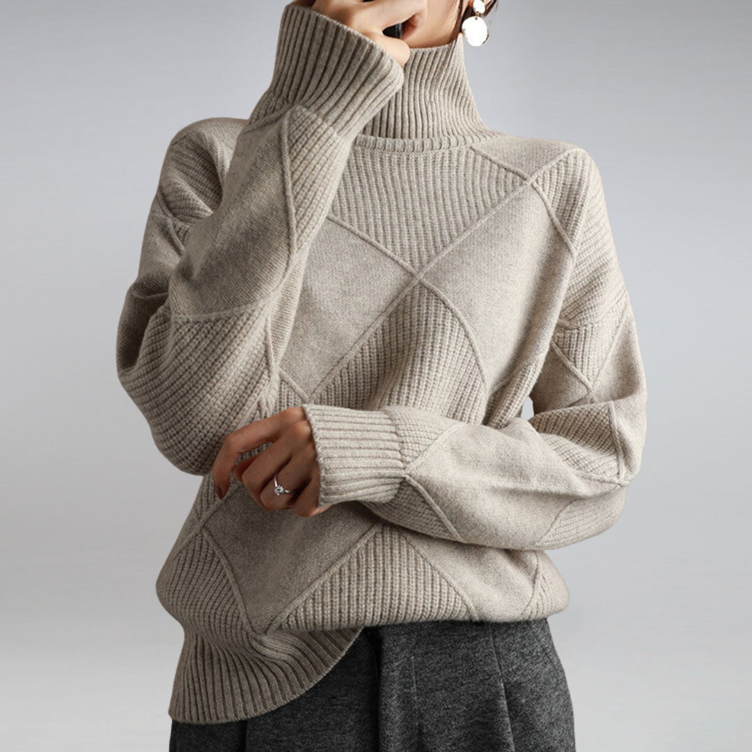 Astrid | Blød Cashmere-Rullekrave