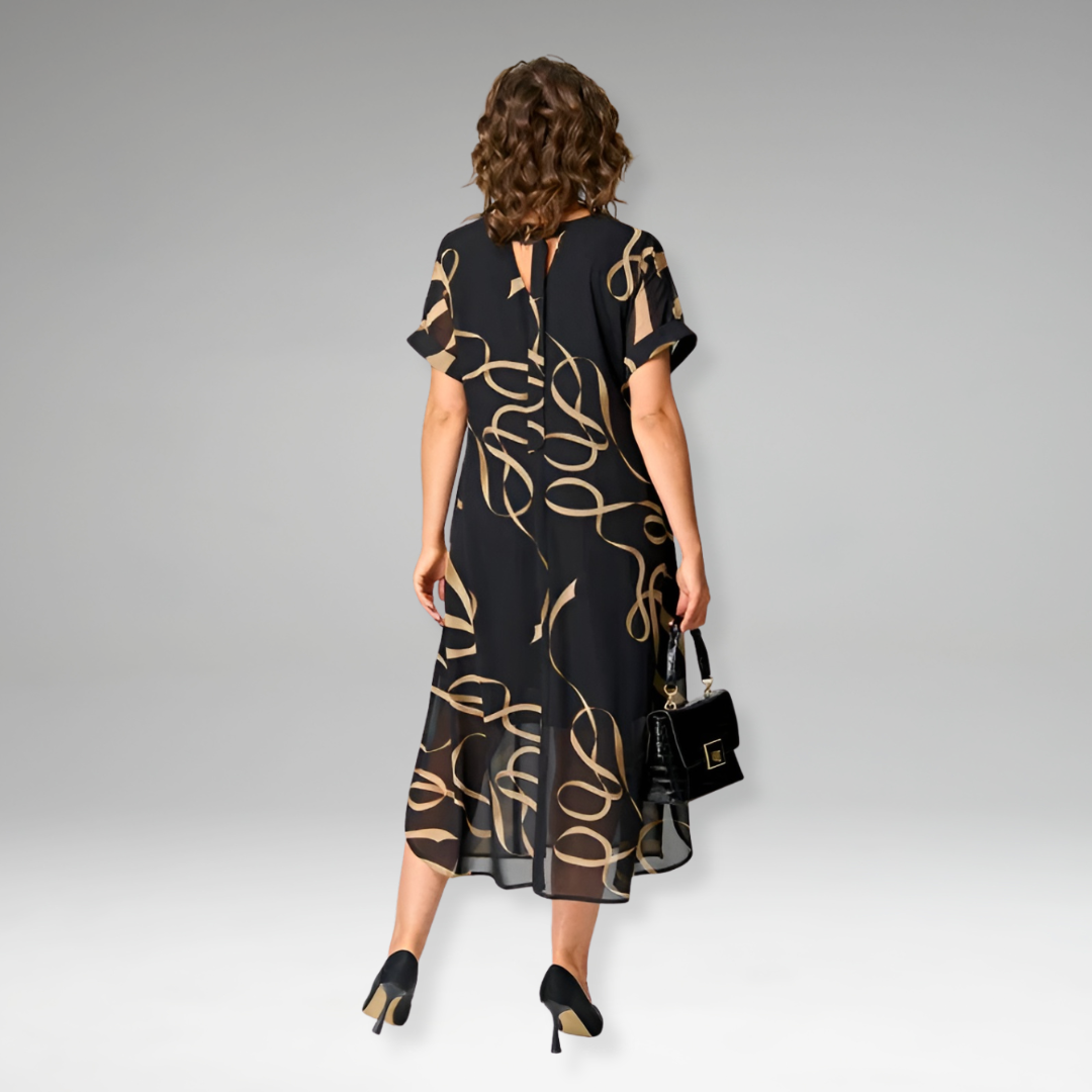 Anina | Vestido con Diseño Artístico y Tejido Suave