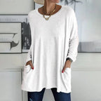 Evanya™ | Relaxed Long Sleeve Top