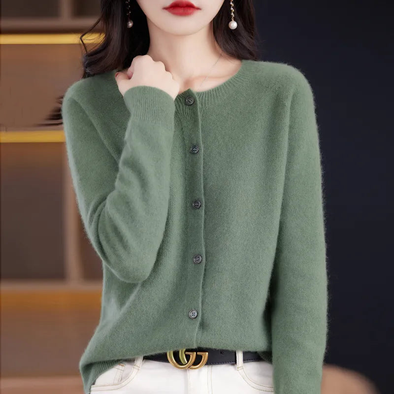 Lina | Hyggelig Uldcardigan