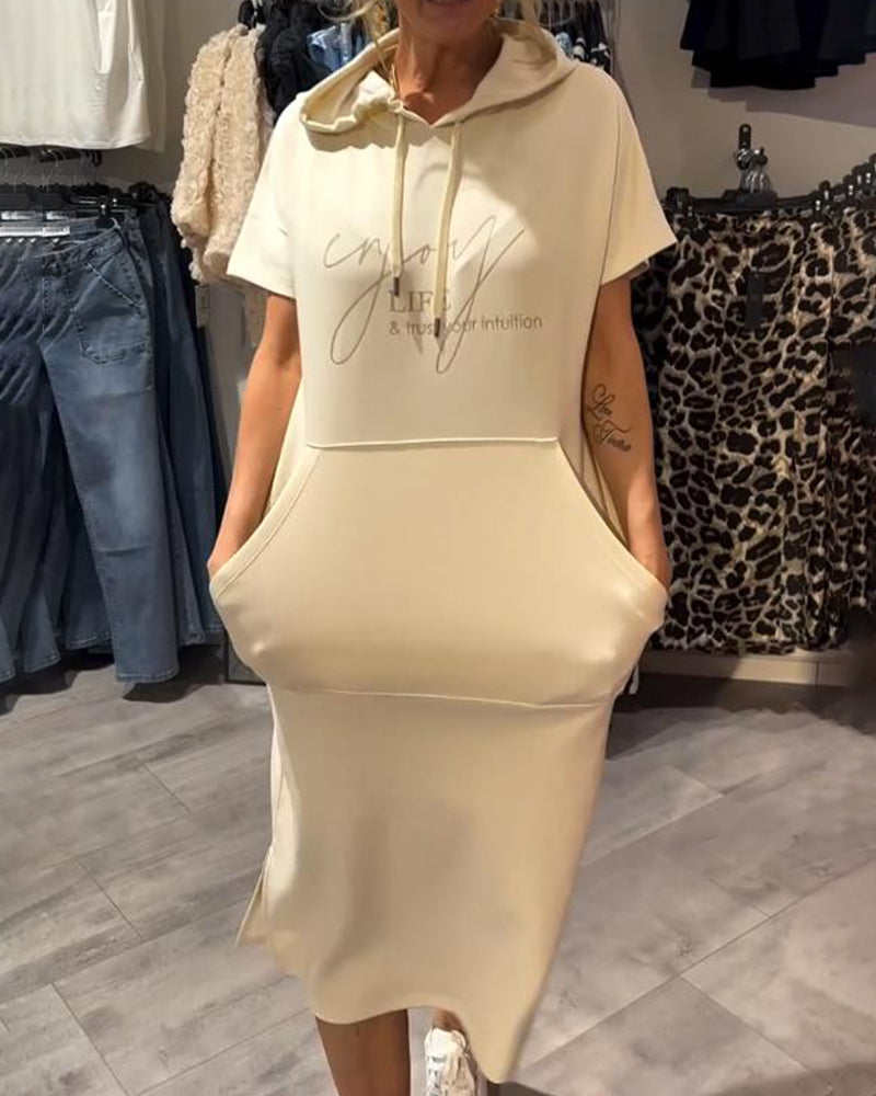 Ilona | Vestido casual con capucha