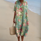 Joanna | Vestido veraniego w żywych kwiatach