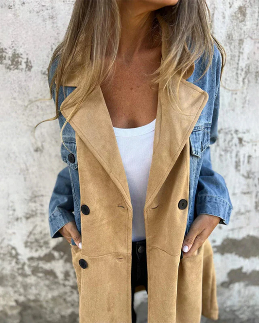 Inga | Denim & Ruskindsfrakke