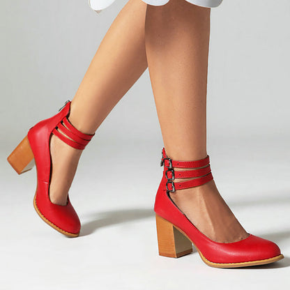 Selinya™ | Sandalias con bordes suaves y correa al tobillo
