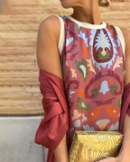 Gołąb | Dwuczęściowy komplet z nadrukiem w miejskim stylu