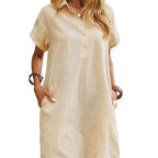 MAREN™ – Relaxed Short Sleeve Summer Dress