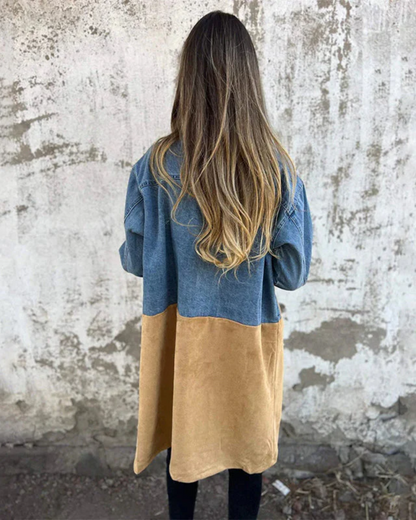 Inga | Denim & Ruskindsfrakke