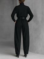 Carisse | Elegant Turtleneck Jumpsuit