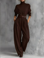 Carisse | Elegant Turtleneck Jumpsuit