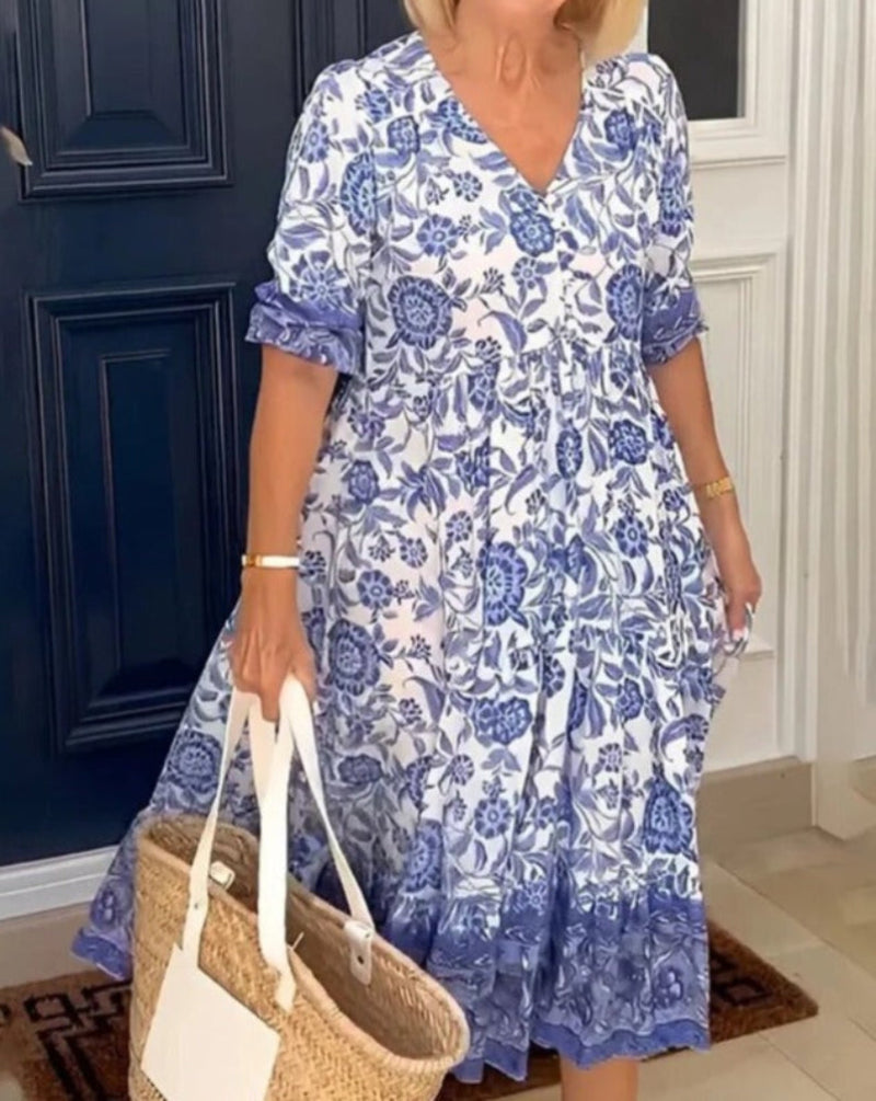 Nia™ | Vestido Floral Elegante