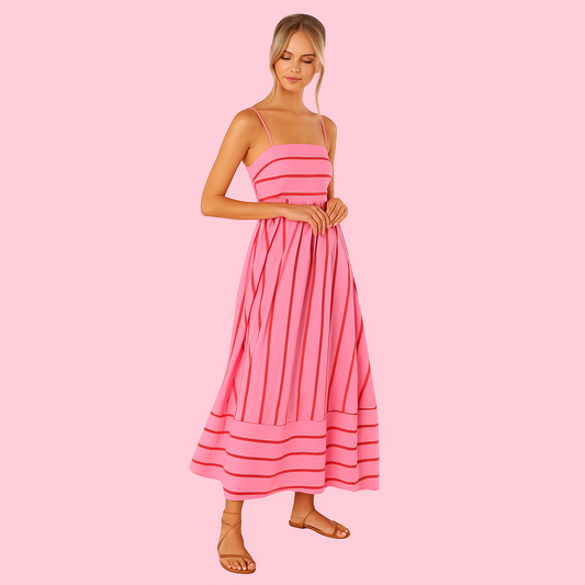 Luella | Vestido de rayas relajado