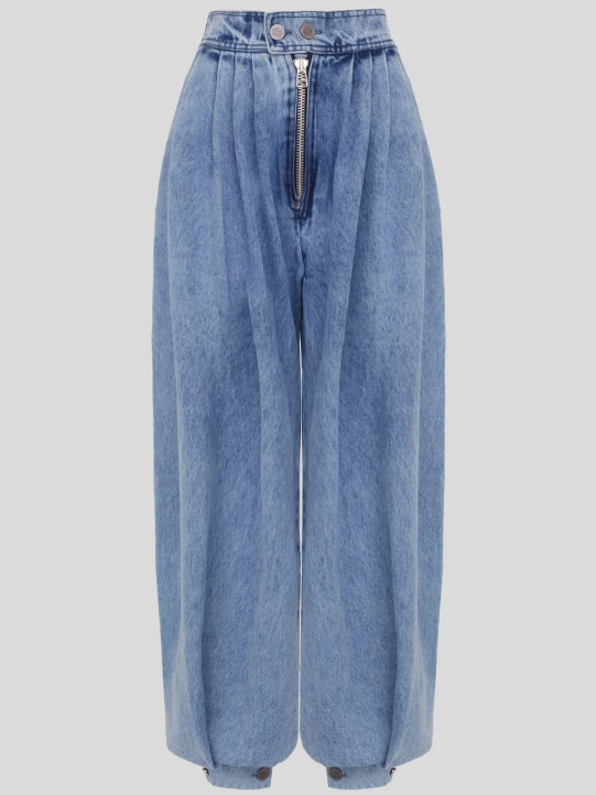 Jennifer | Jeansy z wysokim stanem i balonami