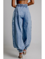 Jennifer | Jeansy z wysokim stanem i balonami