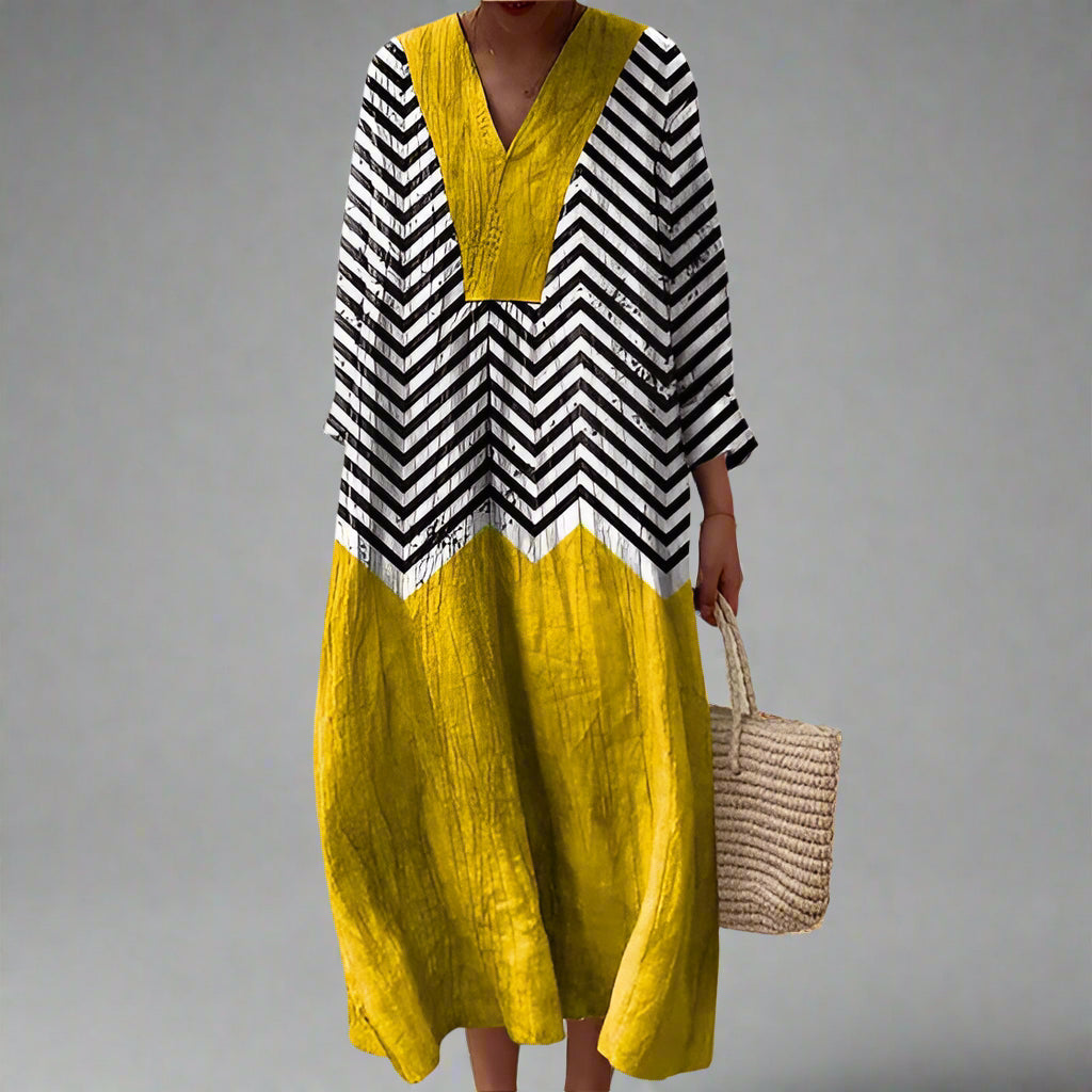 Julia™ | Elegancka sukienka geometryczna