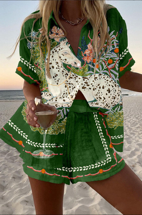 Savannah™ | Komplet pościeli z nadrukiem konia