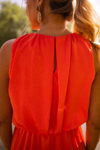 Luna | Vestido midi płynne mangi