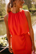 Luna | Vestido midi płynne mangi