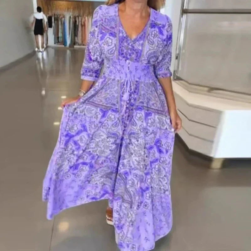 Ana | Vestido Estampado que Te Hace Sentir Libre