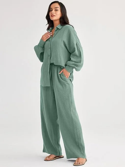 LiviaCoast™ | Completo estivo in puro lino naturale