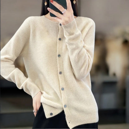 Lina | Hyggelig Uldcardigan