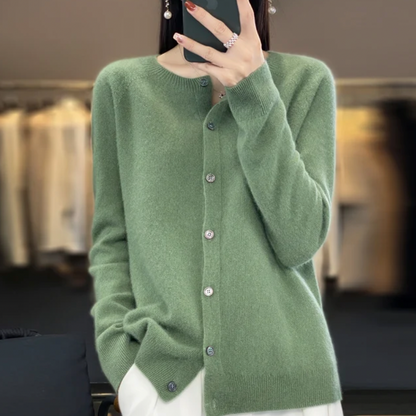 Lina | Hyggelig Uldcardigan