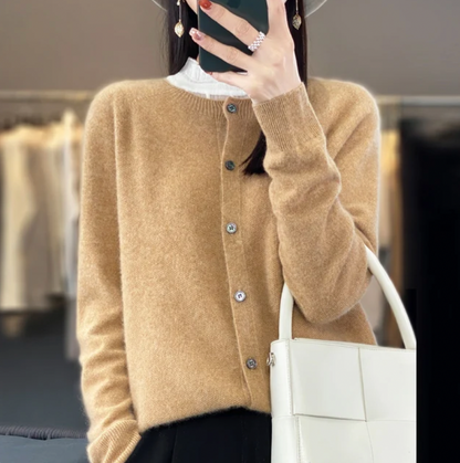 Lina | Hyggelig Uldcardigan