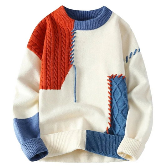 Unisex Patchwork Sweater