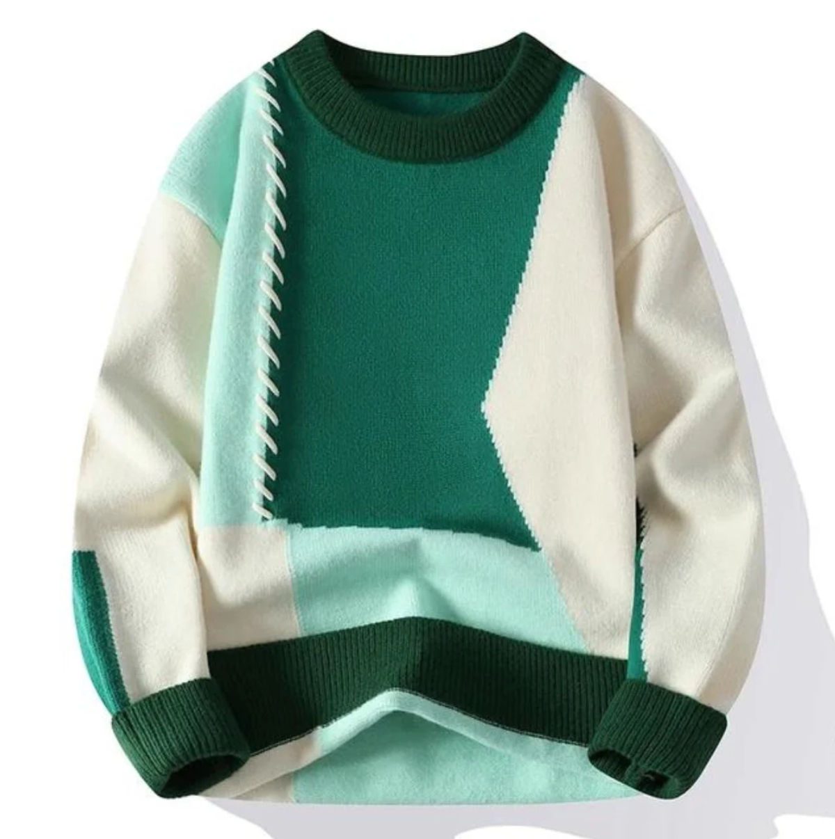 Unisex Patchwork Sweater