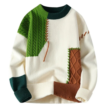 Unisex Patchwork Sweater