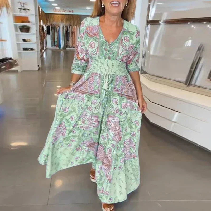 Ana | Vestido Estampado que Te Hace Sentir Libre