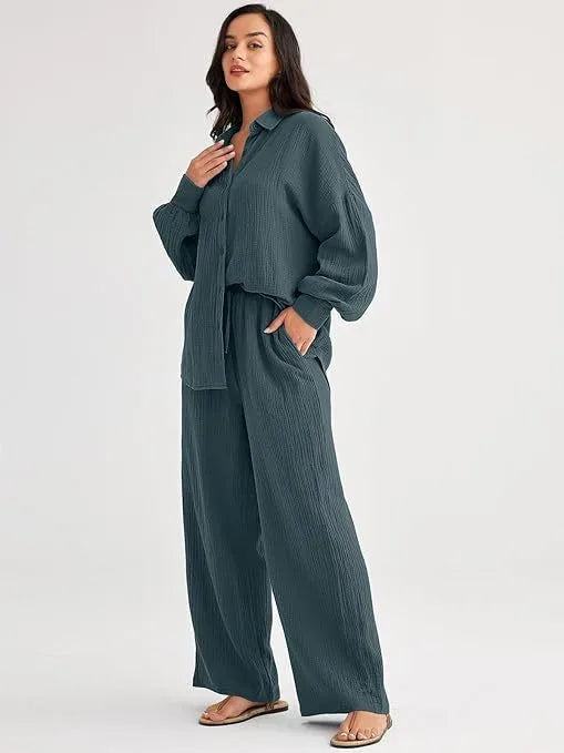 LiviaCoast™ | Completo estivo in puro lino naturale