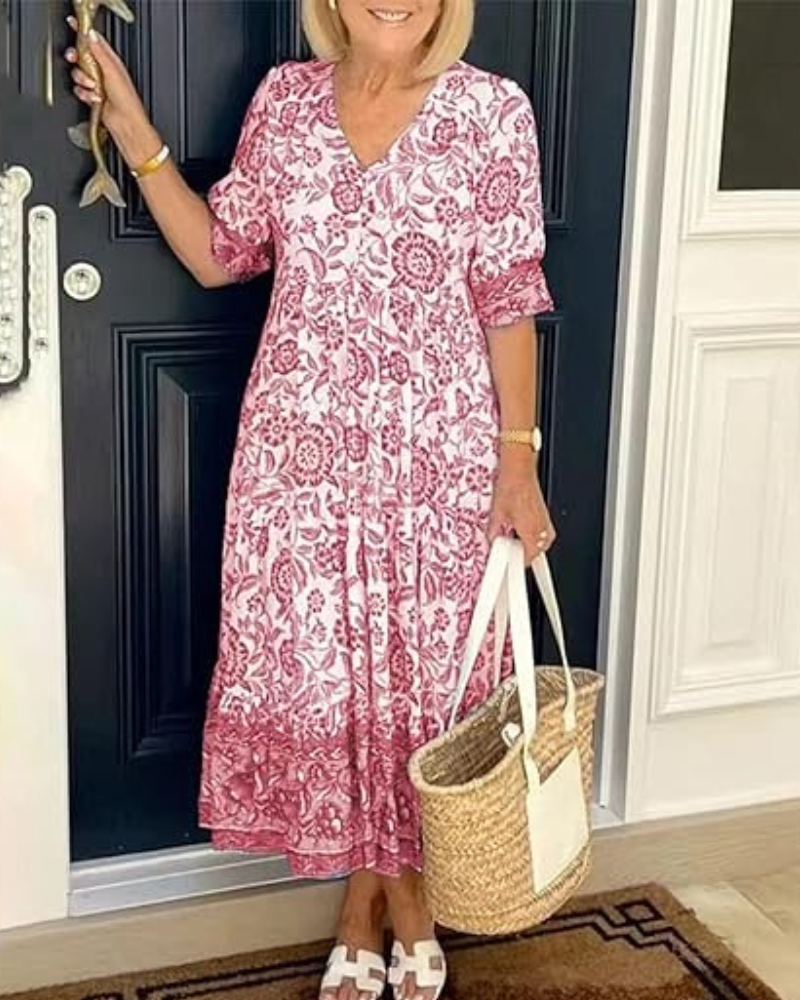 Nia™ | Vestido Floral Elegante