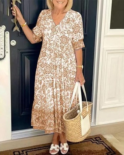 Nia™ | Vestido Floral Elegante