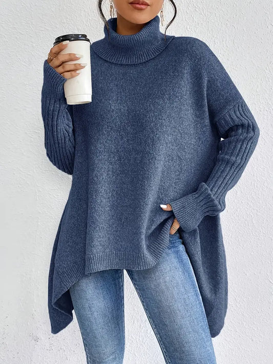 Serenza™ | Long Turtleneck Sweater