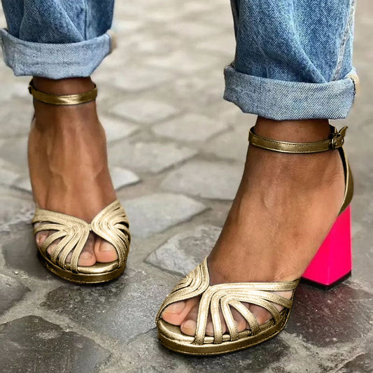 Soise™ | Sandalias Clásicas con Pulsera al Tobillo