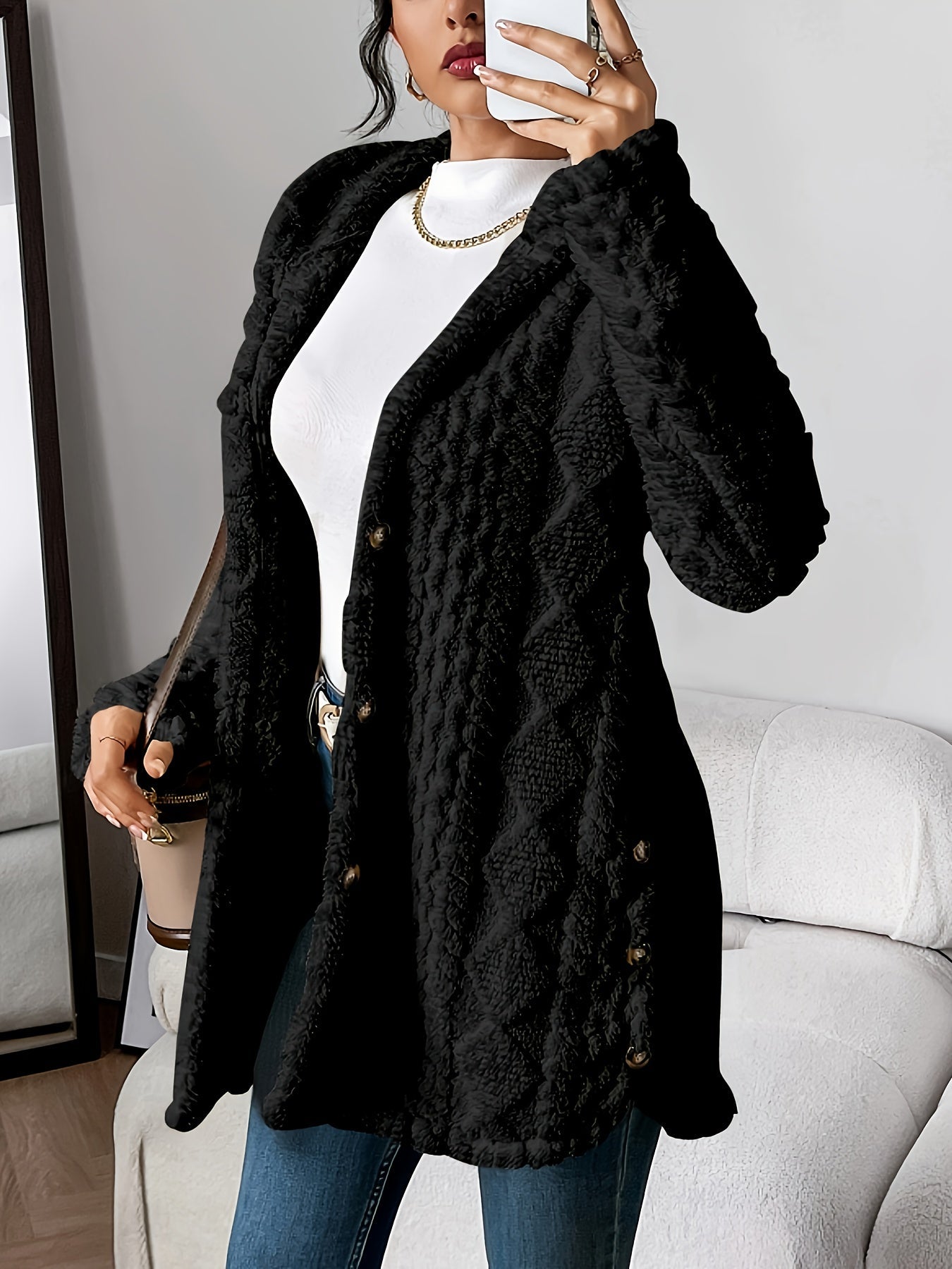 Florayne™ | Elegant Hooded Cardigan