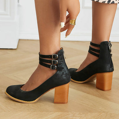 Selinya™ | Sandalias con bordes suaves y correa al tobillo